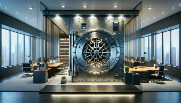 Image of a very secure vault